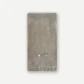 Oatmeal beige 100% pure wool knitted scarf for women with ribbed texture finish - 160x20cm / Oatmeal
