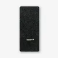 Dark grey knitted scarf made of 30% wool and 15% alpaca wool with soft texture - 170x15cm / Dark Gray