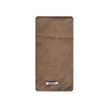Warm camel wool knit scarf for women featuring a 100% wool material certification tag - 160x20cm / Camel