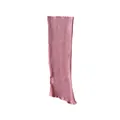 Rosa Strick-Beinstulpen im Ballett-Stil mit Rippenmuster und gewellten Rändern - 42x8cm / Rosa