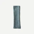 Ballet-style blue marled wool blend leg warmers with soft knit texture for women - 40x12cm / Light Blue