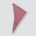 Écharpe triangulaire en maille rose vif avec texture douce en mélange de laine - 110x40cm / Floral Rose