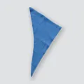 Écharpe triangulaire en laine mélangée bleue pour femme, accessoire d'hiver élégant - 110x40cm / Bleu