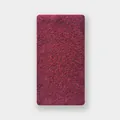 Bufanda de punto 35% lana en mezcla rojo y negro con textura suave de invierno - Burdeos