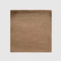 Klassischer brauner Strickschal aus 100% Schafwolle mit weicher Rippenstruktur - 180x40cm / Camel