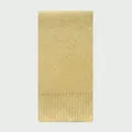 Weicher senfgelber Wollmischschal mit geripptem Strickmuster und warmer Textur - 160x20cm / Milchiges Gelb