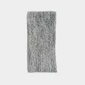 Morbida sciarpa grigia in misto lana con texture pelosa per l'autunno inverno - Grigio