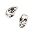 Retro Antik-Silber Totenkopf-Perlen für DIY-Schmuckherstellung und Halsketten - Menschlicher Totenkopf-Stil / Antiksilber