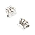 Perles charmes en alliage d'argent vintage en forme de coquille pour la création bijoux - Argent Antique