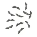 Zinklegering vleugel bedeltjes in antieke stijl voor DIY sieraden maken - Gunmetal