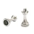 Vintage Silberlegierung Schach Turm Anhänger für DIY Schmuck mit Aufhängeschlaufe - Antiksilber