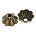 Calottes de perles vintage en alliage de zinc bronze pour création de bijoux DIY - Bronze Antique