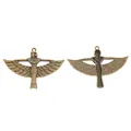 Antique bronze zinc alloy Egyptian Goddess Isis pendant for DIY jewelry making - Bronze