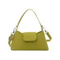 Mini sac à main vert citron chic avec boucle argentée et bandoulière réglable - Vert