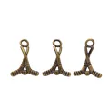 Vintage Bronze-Zinklegierung Eishockeyschläger Anhänger für DIY Schmuck und Bastelarbeiten - Antikbronze
