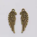 Vintage bronze eagle wing alloy pendants for DIY jewelry making and handmade accessories - Antique Bronze