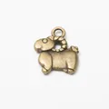 Vintage bronze sheep pendant made of zinc alloy for DIY jewelry necklace making - Antique Bronze