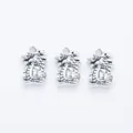 Three vintage zinc alloy dragon pendants for DIY jewelry making in antique silver finish - Antique Silver