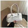 Metallic silver hobo bag with gold hardware and adjustable strap for women - Silver