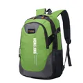 Green and grey multi-functional large capacity outdoor backpack with mesh side pockets - Green