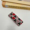 Λεπτομέρεια από το γαλλικό πλεκτό κλιπ μαλλιών με vintage ρομαντικό φλοράλ σχέδιο - Κόκκινο Κλιπ Μαλλιών Λουλούδι