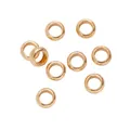 DIY gold zinc alloy spacer beads with 7mm diameter for handmade jewelry making - 7mm / KC Gold