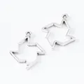 Vintage zinc alloy hollow windmill pendant for DIY jewelry making in antique silver finish - Antique Silver