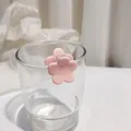 Graziosa pinza per capelli a fiore rosa in acrilico, accessorio floreale estivo donna - Rosa