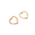 Golden irregular heart beads made of alloy for DIY jewelry bracelets and necklaces - KC Gold