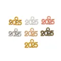 2025 metalen cijferhangers in zeven kleuren voor DIY sieraden maken en knutselprojecten - 2025 / KC Goud