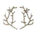 Vintage bronzen boomtak connectoren voor DIY sieraden met rustieke textuur - Antiek Brons