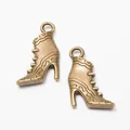 Vintage bronzen legering laars bedeltjes voor DIY sieraden maken accessoires - Antiek Brons