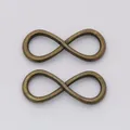 Vintage bronze infinity symbol jewelry connectors made of high-quality alloy for DIY crafts - Antique Bronze