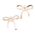 Golden vintage zinc alloy bow pendants for DIY jewelry making on white background - KC Gold
