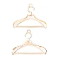 Detail van twee lichtgouden vintage hangerhangers van legering voor doe-het-zelf sieraden - KC Goud