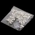 Silver bullet clutch earring backs bulk pack for DIY jewelry making accessories - 174SD / 100 Pieces / Silver