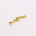 Cierre magnético de langosta dorado para collares y pulseras de joyería DIY - 6mm / Dorado