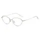 Lunettes de soleil ovales chic avec monture métallique fine au style vintage épuré - Monture Argentée Anti-Lumière Bleue