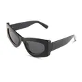 Classic 2024 retro black aviator sunglasses for men and women with UV protection - Classic Black Style / Black Frame Black Grey Lens