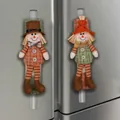 Lindas fundas de espantapájaros para manijas de refrigerador para decorar en Acción de Gracias - Cuadros de Acción de Gracias
