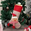 Calza natalizia con omino di pan di zenzero in juta per decorazione albero di Natale - Calze Natalizie Da Uomo