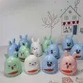 Cute bunny shaped mini manual pencil sharpener in assorted pastel colors for students - Colorful
