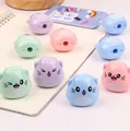Cute hamster manual pencil sharpener in pastel colors for students and school stationery - Cat (393)