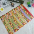 Set of six colorful fruit-themed 15cm plastic rulers with individual card packaging - 6 Styles Fruit Set