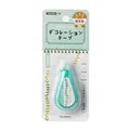 Mint green retractable decorative deco tape pen for student DIY journaling stickers - Early Summer Mint