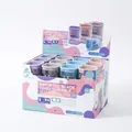 Pack de 24 sacapuntas Morandi de doble orificio en varios colores pastel - Estilo Cuadrado (330)