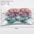 Details zu Maßen und Spezifikationen des 6-teiligen bunten Kleberoller-Sets für Bastelarbeiten - 0103 Klebeband 8m*8mm (6 Stk/Beutel)