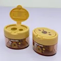 Doppel-Anspitzer im Capybara-Design mit niedlichem Deckel und gelbem Gehäuse - Capybara-Stil (9318C) / Doppel-Loch (24 Stk./Box) / Gelb