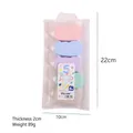 5-pack double-sided dot glue tape set in macaron colors with transparent zipper pouch - 6M*6mm Glue Tape / 5 Pcs/Bag