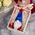 Patriotic gnome ornament with star hat in gift box for Independence Day home decoration - Independence Day Gnome Style D
